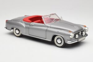 Borgward Isabella Cabriolet Silver Revell 1:18 8411 Diecast - image 6 of 8