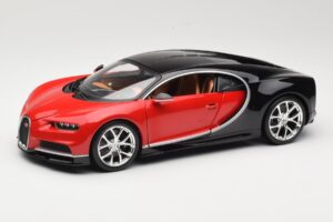 Bugatti Chiron Black & Red Bburago 1:18 18-11040 Diecast