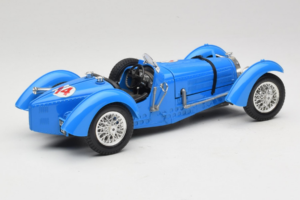 Bugatti Type 51 Grand Prix #14 Blue Bburago 1:18 3012-M1 Diecast - image 2 of 6
