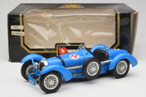 Bugatti Type 51 Grand Prix #14 Blue Bburago 1:18 3012-M1 Diecast - image 6 of 6