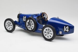 Bugatti Type 35 #14 Dark Blue Norev 1:12 125703 Diecast - image 5 of 6