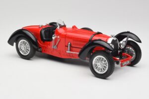 Bugatti Type 55 Red Bburago 1:18 3009 Diecast - image 4 of 6