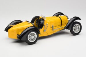 Bugatti Type 59 Yellow Bburago 1:18 3005 Diecast - image 3 of 8