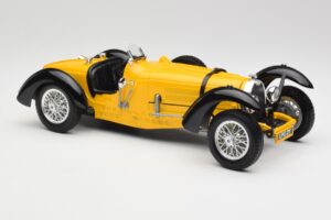 Bugatti Type 59 Yellow Bburago 1:18 3005 Diecast - image 6 of 8