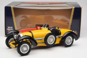 Bugatti Type 59 Yellow Bburago 1:18 3005 Diecast - image 8 of 8