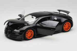 Bugatti Veyron Super Sport Black Metallic Minichamps 1:18 100110842 Diecast - image 2 of 8