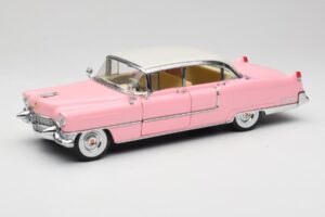 Cadillac Fleetwood Elvis Presley Pink MRC 1:18 LIC1000 Diecast
