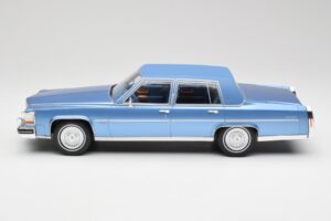 Cadillac Fleetwood Brougham Blue Metallic MCG 1:18 MCG18252 Diecast - image 3 of 6