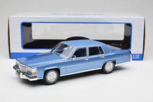Cadillac Fleetwood Brougham Blue Metallic MCG 1:18 MCG18252 Diecast - image 6 of 6