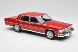 Cadillac Fleetwood Brougham Dark Red Metallic MCG 1:18 MCG18251 Diecast - image 3 of 6