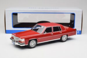 Cadillac Fleetwood Brougham Dark Red Metallic MCG 1:18 MCG18251 Diecast - image 6 of 6
