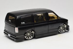 Chevrolet Astro Van Tuned Black Jada 1:18 63122 Diecast - image 3 of 8