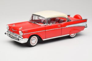 Chevrolet Bel Air Matador Red & India Ivory Road Legends 1:18 92109 Diecast