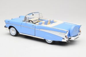 Chevrolet Bel Air Convertible Blue Road Signature 1:18 55/1/0863 Diecast - image 7 of 8