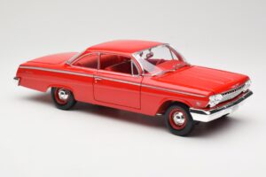 Chevrolet Bel Air Red Maisto 1:18 31641 Diecast - image 6 of 8