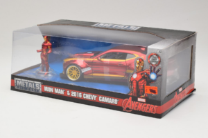 Chevrolet Camaro Iron Man With Figure Metals Diecast 1:24 99724 Diecast - image 3 of 3