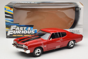 Chevrolet Chevelle SS Fast & Furious Red Johnny Lightning 1:18 39578 Diecast - image 6 of 6