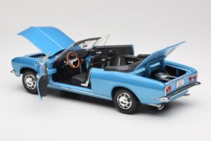 Chevrolet Corvair Monza Convertible Blue Road Signature 1:18 92498 Diecast - image 5 of 8