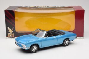 Chevrolet Corvair Monza Convertible Blue Road Signature 1:18 92498 Diecast - image 8 of 8