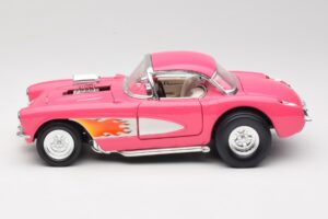 Chevrolet Corvette C1 Gasser Pink Road Legends 1:18 92019-R1 Diecast - image 4 of 8