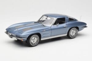 Chevrolet Corvette C2 Blue Grey Metallic AUTOart 1:18 71182 Diecast