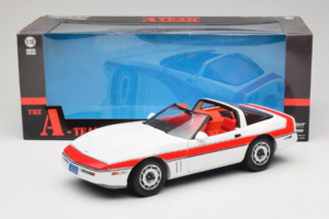 Chevrolet Corvette C4 A-Team White GreenLight 1:18 13532 Diecast - image 8 of 8