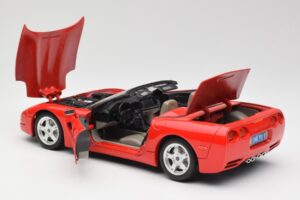 Chevrolet Corvette C5 Cabriolet Red Bburago 1:18 3076 Diecast - image 5 of 8