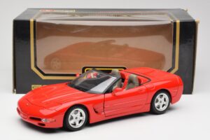 Chevrolet Corvette C5 Cabriolet Red Bburago 1:18 3076 Diecast - image 8 of 8
