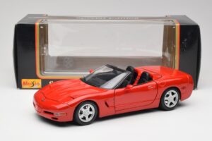 Chevrolet Corvette C5 Convertible Torch Red Maisto 1:18 50318 Diecast - image 8 of 8