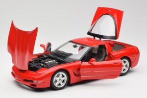 Chevrolet Corvette C5 Red Bburago 1:18 3066 Diecast - image 2 of 8