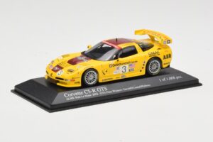 Chevrolet Corvette C5-R #3 R. Fellows / J. O'Connell / O. Gavin ALMS Petit Le Mans 2002 Minichamps 1:43 400021493 Diecast - image 2 of 4