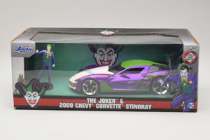 Chevrolet Corvette C6 Stingray The Joker With Figure Jada 1:24 253255020 Diecast