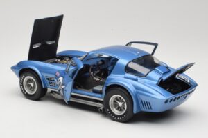 Chevrolet Corvette Grand Sport GT #80 R. Penske Chevrolet Nassau Speed Week 1963 Exoto 1:18 RLG18022 Diecast - image 5 of 8