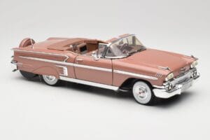 Chevrolet Impala Convertible Brown Motormax 1:18 73112 Diecast - image 6 of 8