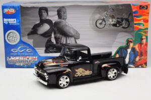 Chevrolet Old School Cody Project Truck & Chopper Set Joyride 1:18 33911 Diecast - image 8 of 8