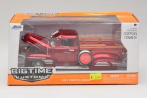 Chevrolet Pickup Bigtime Kustoms Red Jada 1:24 96802 Diecast