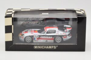 Dodge Viper GTS-R #58 C. Bouchut / Belloc / Monteiro Le Mans 24 Hours 2001 Minichamps 1:43 400011458 Diecast - image 4 of 4