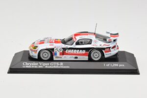Dodge Viper GTS-R #58 C. Bouchut / Belloc / Monteiro Le Mans 24 Hours 2001 Minichamps 1:43 400011458 Diecast