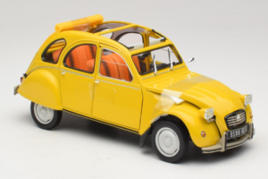 Citroen 2CV 6 Club Mimosa Yellow Norev 1:18 181496 Diecast - image 4 of 6