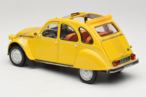 Citroen 2CV 6 Club Mimosa Yellow Norev 1:18 181496 Diecast - image 5 of 6