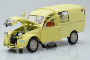 Citroen 2CV Furgonette AK350 Pastis Yellow Norev 1:18 181488 Diecast - image 2 of 8