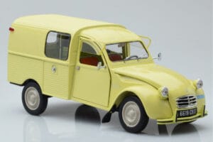 Citroen 2CV Furgonette AK350 Pastis Yellow Norev 1:18 181488 Diecast - image 6 of 8