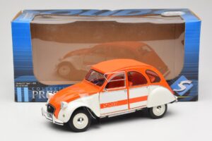Citroen 2CV Spot Orange & White Solido 1:18 421183600 Diecast - image 8 of 8
