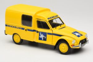 Citroen Acadiane Michelin Yellow Solido 1:18 S1800406 Diecast - image 4 of 6