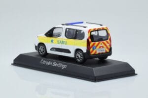 Citroen Berlingo Ambulance SAMU White Yellow Norev 1:43 155769 Diecast - image 3 of 4