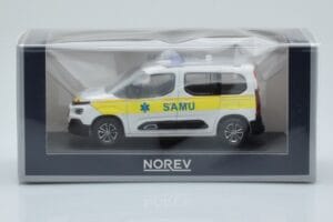 Citroen Berlingo Ambulance SAMU White Yellow Norev 1:43 155769 Diecast - image 4 of 4