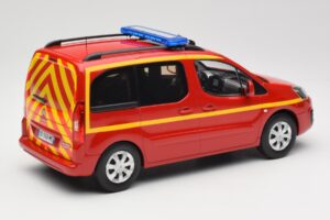Citroen Berlingo II Pompiers Red Norev 1:18 181641 Diecast - image 2 of 6