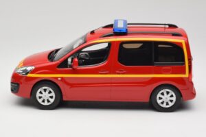 Citroen Berlingo II Pompiers Red Norev 1:18 181641 Diecast - image 3 of 6