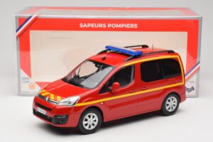 Citroen Berlingo II Pompiers Red Norev 1:18 181641 Diecast - image 6 of 6