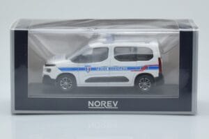 Citroen Berlingo Police Municipale v1 White Blue Norev 1:43 155767 Diecast - image 4 of 4